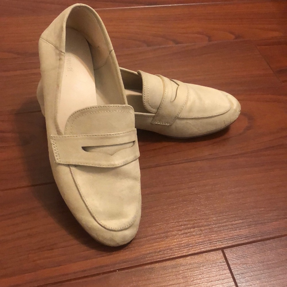 Tan loafers